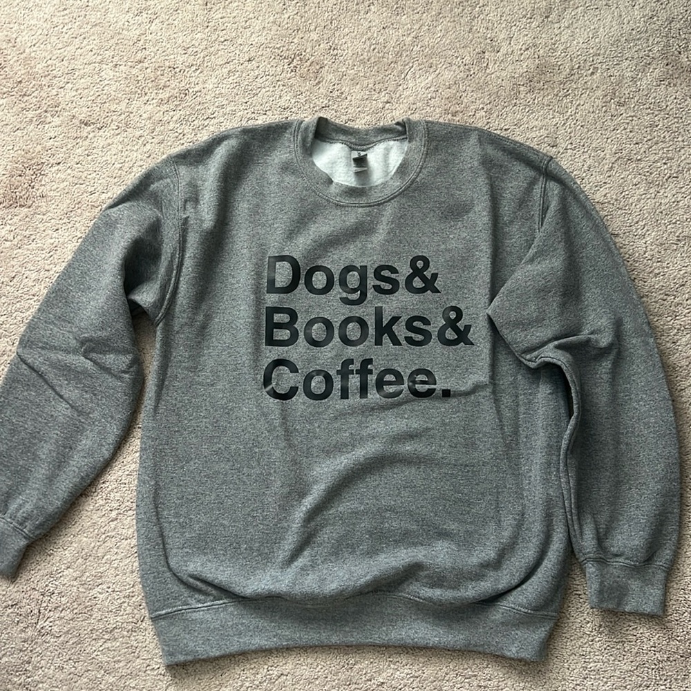 Dogs, Books, and Coffee Crewneck